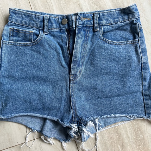 Oak + fork Jean shorts - small - Picture 1 of 2